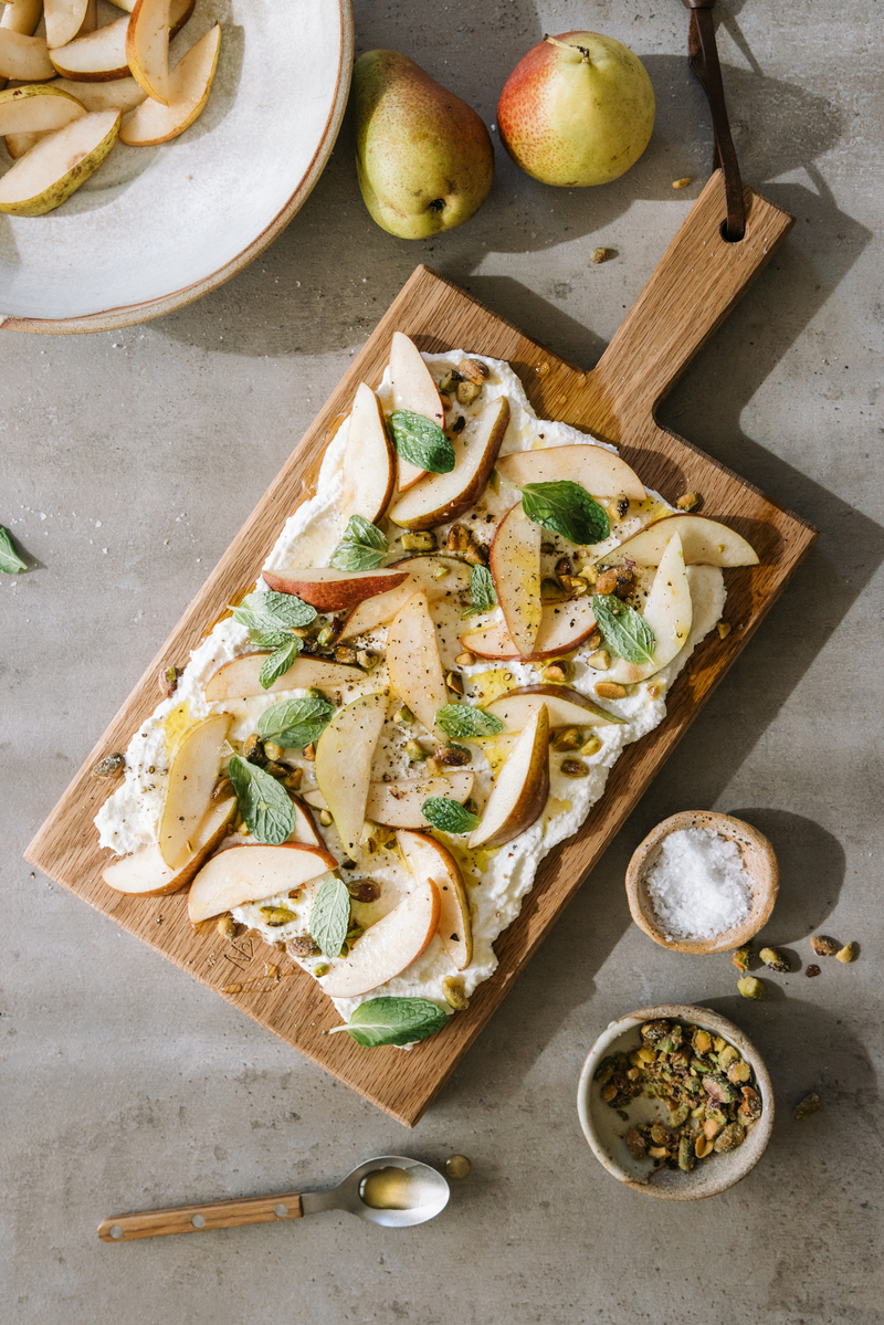 ricotta board with pears_2023 best recipes