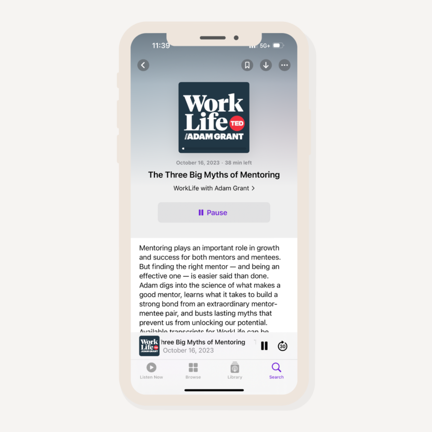 work life episode podcast for women